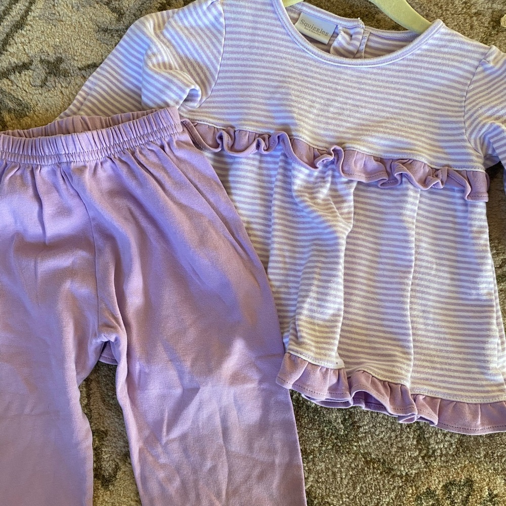 Squiggles Two Piece Long Sleeve Set 12month